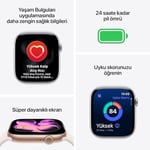 Apple Watch Series 11 GPS + Cellular 46 mm Gümüş Rengi Alüminyum Kasa Akıllı Saat ve Sis Moru Spor Kordon - S/M. Uyku Skoru, - Seçenekler: Spor Kordon, Milano Loop, kasa 42 mm, kasa 46 mm, S/M, M/L...