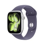 Apple Watch Series 11 GPS + Cellular 46 mm Gümüş Rengi Alüminyum Kasa Akıllı Saat ve Sis Moru Spor Kordon - S/M. Uyku Skoru, - Seçenekler: Spor Kordon, Milano Loop, kasa 42 mm, kasa 46 mm, S/M, M/L...
