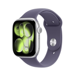 Apple Watch Series 11 GPS + Cellular 46 mm Gümüş Rengi Alüminyum Kasa Akıllı Saat ve Sis Moru Spor Kordon - S/M. Uyku Skoru, - Seçenekler: Spor Kordon, Milano Loop, kasa 42 mm, kasa 46 mm, S/M, M/L...
