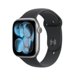 Apple Watch Series 11 GPS + Cellular 46 mm Gümüş Rengi Alüminyum Kasa Akıllı Saat ve Sis Moru Spor Kordon - S/M. Uyku Skoru, - Seçenekler: Spor Kordon, Milano Loop, kasa 42 mm, kasa 46 mm, S/M, M/L...