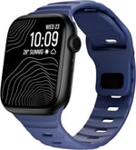 Apple Watch URUCHI Yumuşak Silikon Su Geçirmez Watch Band, Apple Watch Ultra Kordonları ile uyumlu 49/45/44/42 mm, iWatch Serisi 8 7 6 5 4 3 2 1 SE Ultra için Erkek Kadın Spor Kordonu