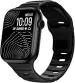 Apple Watch URUCHI Yumuşak Silikon Su Geçirmez Watch Band, Apple Watch Ultra Kordonları ile uyumlu 49/45/44/42 mm, iWatch Serisi 8 7 6 5 4 3 2 1 SE Ultra için Erkek Kadın Spor Kordonu