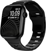 Apple Watch URUCHI Yumuşak Silikon Su Geçirmez Watch Band, Apple Watch Ultra Kordonları ile uyumlu 49/45/44/42 mm, iWatch Serisi 8 7 6 5 4 3 2 1 SE Ultra için Erkek Kadın Spor Kordonu