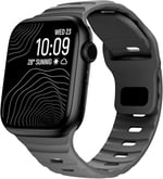 Apple Watch URUCHI Yumuşak Silikon Su Geçirmez Watch Band, Apple Watch Ultra Kordonları ile uyumlu 49/45/44/42 mm, iWatch Serisi 8 7 6 5 4 3 2 1 SE Ultra için Erkek Kadın Spor Kordonu