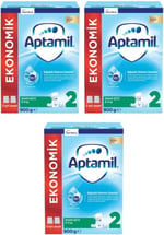 Aptamil 2 Numara Bebek Maması 900 Gr X 3 Adet