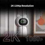 Aqara Hub G3 Kamera, AI Destekli Güvenlik Kamerası, Yüz ve Hareket Tanıma, Ev Kamerası, 360° Görüş Açısı, 2K Yüksek Çözünürlük, HomeKit Alexa Google Asistan IFTTT Uyumlu, Beyaz