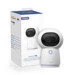 Aqara Hub G3 Kamera, AI Destekli Güvenlik Kamerası, Yüz ve Hareket Tanıma, Ev Kamerası, 360° Görüş Açısı, 2K Yüksek Çözünürlük, HomeKit Alexa Google Asistan IFTTT Uyumlu, Beyaz