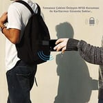 Aquablue Otomatik Mekanizmalı Alüminyum Kredi Kartlık RFID Korumalı Cüzdan