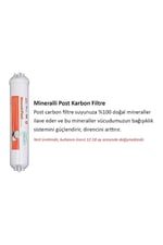 aquafit Post Karbon - Alkali - Mineral 3'lü Su Arıtma Filtresi (Tüm Cihazlarla Uyumludur)