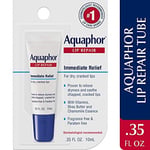 Aquaphor Dudak Onarıcı Merhem - Kuru Çatlamış Dudakları Yatıştırmak için Uzun Ömürlü Nem - 0,30 oz Tüp