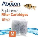 Aqueon Akvaryum Balık Tankı Yedek Filtre Kartuşları Orta - 15 paket