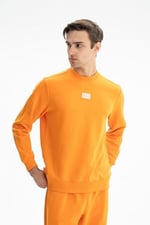 Ar-ma Erkek Bisiklet Yaka Sweatshirt Basic Baskisiz Cepsiz Örme Kumaş Regular Fit%75 Pamuk%25 Polyester 30/1 3 İplik Şardonsuz K26124601401