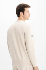 Ar-ma Erkek Bisiklet Yaka Sweatshirt Basic Baskisiz Sol Göğüs Cepli Örme Kumaş Regular Fit%70 Pamuk%30 Polyester 30/1 Şardonlu Üç İplik K26124600601