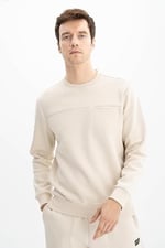 Ar-ma Erkek Bisiklet Yaka Sweatshirt Basic Baskisiz Sol Göğüs Cepli Örme Kumaş Regular Fit%70 Pamuk%30 Polyester 30/1 Şardonlu Üç İplik K26124600601