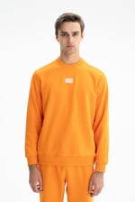 Ar-ma Erkek Bisiklet Yaka Sweatshirt Basic Baskisiz Cepsiz Örme Kumaş Regular Fit%75 Pamuk%25 Polyester 30/1 3 İplik Şardonsuz K26124601401