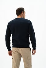 Ar-ma Erkek Bisiklet Yaka Sweatshirt Yazi Baskili Cepsiz Örme Kumaş Büyük Beden%70 Pamuk%30 Polyester 30/1 Şardonlu Üç İplik K24124884401