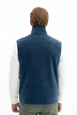 Ar-ma Erkek Polar Yelek Regular Fit Tam Fermuarlı%100 Polyester Softech Kışlık Cepli Baskısız K26424674201 İndigo-İ1