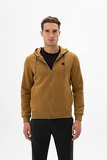 Ar-ma Erkek Tam Fermuar Sweatshirt Basic Baskisiz Kapşonlu Fleto Cepli Örme Kumaş Regular Fit%70 Pamuk%30 Polyester 30/1 Şardonlu Üç İplik K24324935801