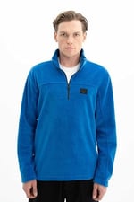 Ar-ma Erkek Yarim Fermuar Sweatshirt Basic Baskisiz Cepsiz Örme Kumaş Regular Fit%100 Polyester Softech Polar K26404674701