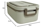 Ar Yıldız Bento Lunch Box Beige 1000 ml