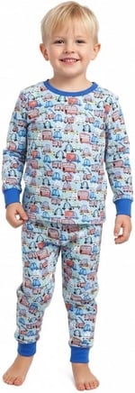 Arabalı Çocuk Pijama Takımı