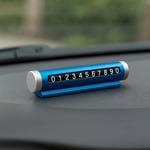 Araç İçi Mavi Numaralık Çevrilebilir Gizlenebilir Telefon Numarası Yazma Aparatı