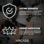 Arcade Orijinal Unisex Macera Kemeri, Elastik Dokuma, Metal Olmayan Seyahat Dostu Toka