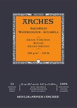 Arches Sulboya Defteri, 21 X 29, 7Cm, 12 Sayfa, 300Gr