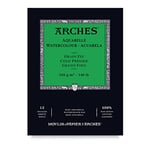 Arches Suluboya Defteri, 14, 8 X 21Cm, 12 Sayfa, 300Gr