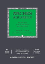 Arches Suluboya Defteri, 21 X 29, 7Cm, 12 Sayfa, 300Gr