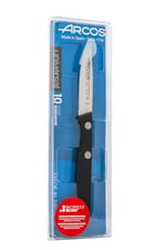 Arcos 280104 Serisi Evrensel - Soyma Bıçağı - Bıçak Nitrum Paslanmaz Çelik 75 mm - El Sapı Polioksimetilen (POM) Renk Siyah, 24.892 x 12.192 x 6.7056 cm