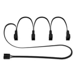 ARCTIC 4-Pin PWM Fan Splitter Kablosu - 4 Kasa Fanları, PC Fanları, PWM Splitter Kablosu, Çoklu fan Konektörü, Fan Splitter, Uzatma Kablosu, Splitter, Y-splitter, Adaptör, PC - Siyah