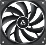 ARCTIC F12 - PC fanı, 120 mm standart kasa fanı, sessiz fan, standart gövdeli kasa fanı, itme veya çekme yapılandırması mümkün, 1350 rpm - siyah - Seçenekler: 1 adet, 5 adet