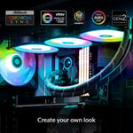 Arctic Liquid Freezer Iı - 420 A-Rgb Intel/Amd Uyumlu, 420MM Radyatörlü, 3X14CM P14 Pwm Fanlı, Sıvı Işlemci Soğutucu (LGA1700 Kit Dahil) (AR-ACFRE00109A)