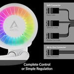 Arctic Liquid Freezer III - 240 A-RGB Intel/AMD Uyumlu, 240mm Radyatörlü, 2x12cm P12 PWM Fanlı, Sıvı İşlemci Soğutucu Beyaz (AR-ACFRE00150A)