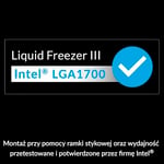 Arctic Liquid Freezer III - 240 A-RGB Intel/AMD Uyumlu, 240mm Radyatörlü, 2x12cm P12 PWM Fanlı, Sıvı İşlemci Soğutucu Beyaz (AR-ACFRE00150A)