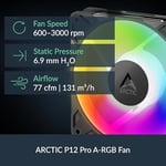 ARCTIC Liquid Freezer III Pro 360 A-RGB - AIO CPU Soğutucu, 3 x 120 mm Su Soğutma, 38 mm Radyatör, PWM Pompa, VRM Fan, AMD AM5/AM4, Intel LGA1851/1700 Kontak Çerçevesi - Siyah