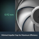 Arctic P14 Pro A-RGB (Siyah) - Güçlü Premium Fan, Y-Kablo Bölmeli 140 mm PWM Fan, 400-2500 RPM, 0 RPM <% 5 PWM, 5V Dijital RGB, Akışkan Dinamik Rulman - Siyah