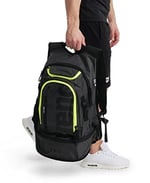 Arena Fastpack 3.0 Unisex Yetişkin Sırt Çantası, Koyu Duman Rengi, NEON_Sarı, NS