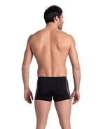 Arena Men's Arena Camo Kikko Swim Short Mayo, Black-Black Multi, 75
