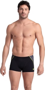 Arena Men's Arena Camo Kikko Swim Short Mayo, Black-Black Multi, 75