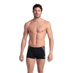Arena Men's Arena Camo Kikko Swim Short Mayo, Black-Black Multi, 80