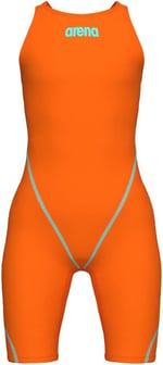 Arena Powerskin St Next Le Ob Jr Çocuk Turuncu Yarış Mayosu 006350403