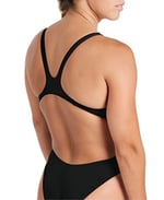 ARENA Swim Tech Open Back Maxlife One Piece Solid Team Swimsuit Tek Parça Mayo Kadın