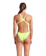 ARENA Team Swimsuit Swim Tech Solid Kadın Sarı Yüzücü Mayosu 004763688