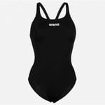 Arena Womens Team Swimsuit Swim Pro Solid Kadın Yüzücü Mayosu 005803550 Siyah 40