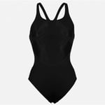 Arena Womens Team Swimsuit Swim Pro Solid Kadın Yüzücü Mayosu 005803550 Siyah 40