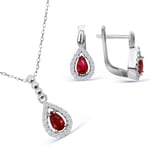 Argentum Concept 925 Ayar Gümüş Minimal Damla Set - S013802