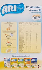ARI Mama 12 Vitaminli 6 Mineralli Sütlü Pirinçli,200 Gr