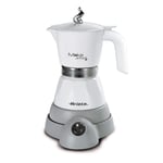 Ariete 1358 Moka Aroma – Elektrikli Kahve Makinesi, 2 – 4 Fincan İçin, 400 W, Otomatik Kapanma, 30°'de Sıcak Tutma Fonksiyonu, Beyaz